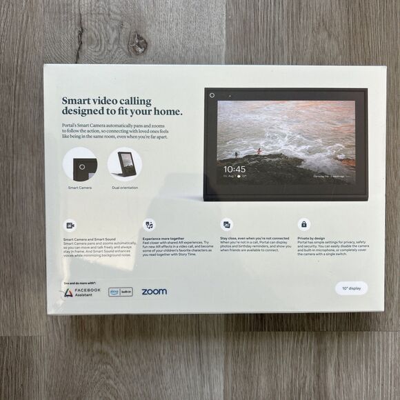 Facebook Portal Smart Video Calling 10” Touch Screen Stationary w/ Bluetooth NEW - Picture 4 of 12